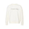 CALVIN KLEIN Felpa girocollo Felpa Uomo Shadow Embossed Logo Panna A24 - CALVIN KLEINK113081 - YAT - S - Francavilla Moda